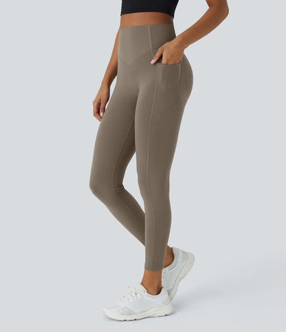 High Waisted Tummy Control Shaping Training Leggings